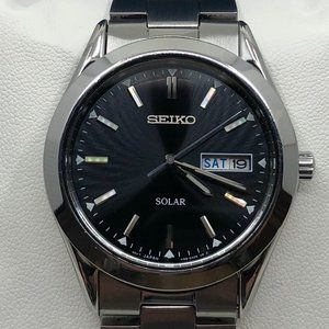 Seiko Solar Men's Watch with Full Bracelet SNE039